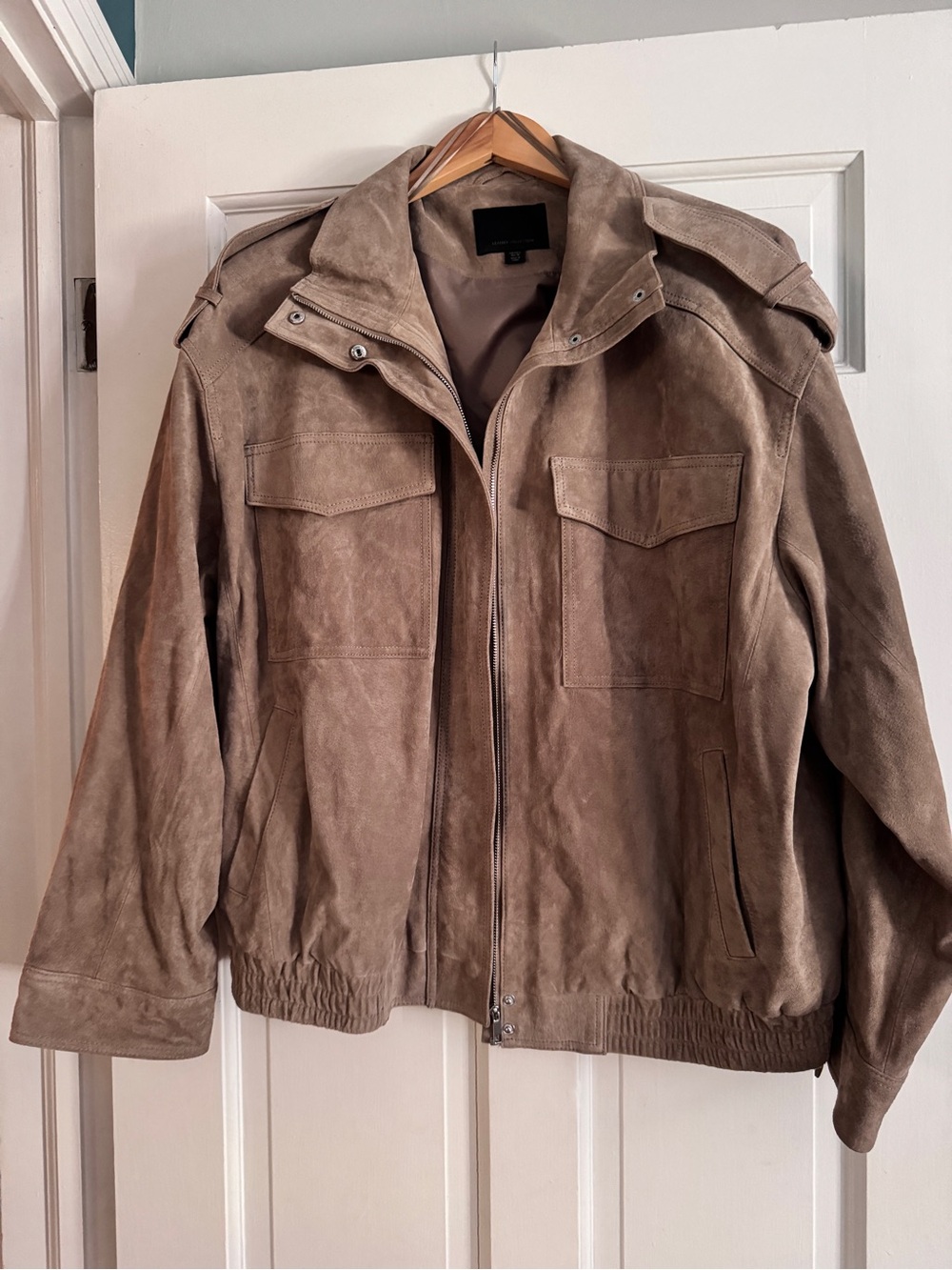 Zara Taupe Suede Jacket